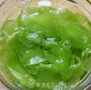凉拌莴笋的做法步骤：2