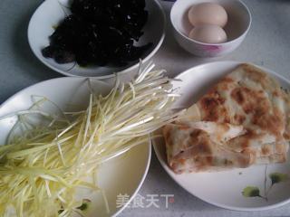 木须炒饼的做法步骤：2