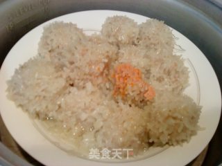 糯米丸子的做法步骤：2