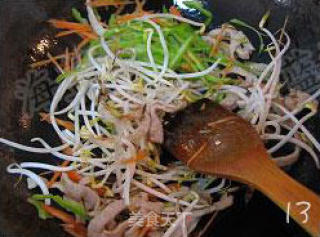 肉丝炒面的做法步骤：3