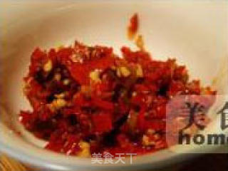 剁椒肉末煮魔芋的做法步骤：3