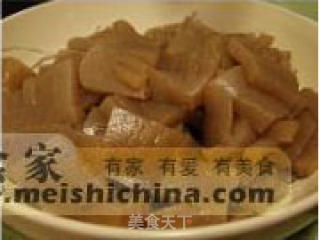 剁椒肉末煮魔芋的做法步骤：3