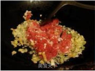 剁椒肉末煮魔芋的做法步骤：3