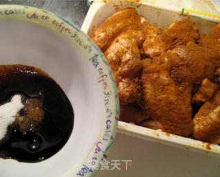 咖喱烤鸡翅的做法步骤：2