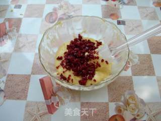 蔓越莓麦芬蛋糕的做法步骤：4