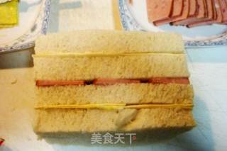 起酥三明治的做法步骤：2