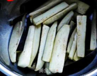 蒸茄条的做法步骤：2