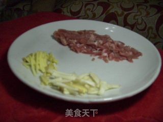 鹿尾菜肉松饭的做法步骤：2