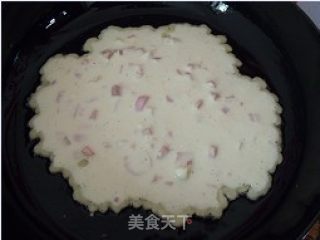 奶酪火腿饼的做法步骤：2