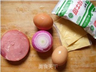 奶酪火腿饼的做法步骤：2