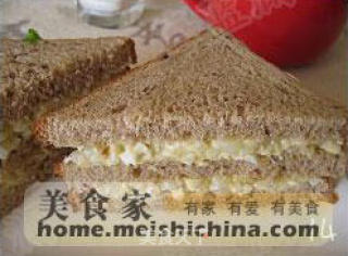 沙拉三明治的做法步骤：3