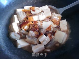 九肚鱼烧豆腐的做法步骤：2