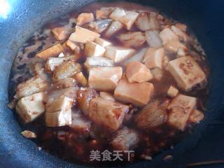 九肚鱼烧豆腐的做法步骤：2