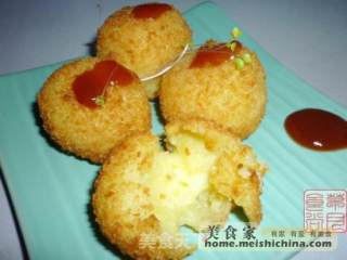 香炸土豆丸子的做法步骤：4