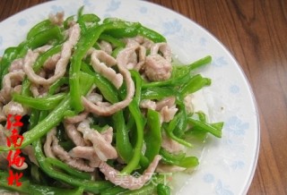 青椒肉丝的做法步骤：3