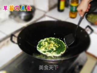 韭菜煎蛋的做法步骤：2