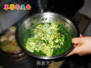韭菜煎蛋的做法步骤：2