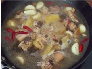鸡块炖南瓜的做法步骤：2