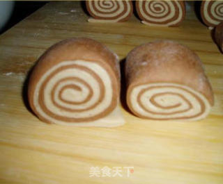 奶茶可可馒头卷的做法步骤：2