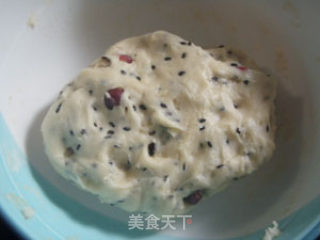 蔓越莓芝麻松饼的做法步骤：2