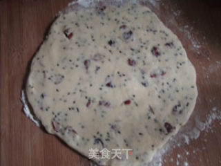 蔓越莓芝麻松饼的做法步骤：2