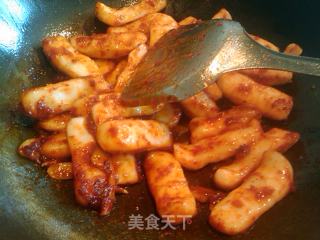 韩式炒年糕的做法步骤：2