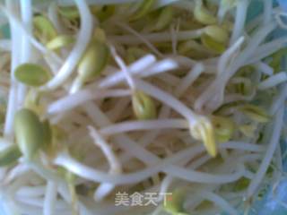 炝土豆丝绿豆芽的做法步骤：2
