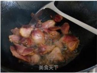 腊味杏鲍菇的做法步骤：2