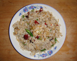 土豆丝炒饭的做法步骤：2