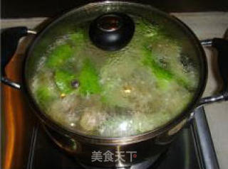 水瓜浸鸡的做法步骤：3