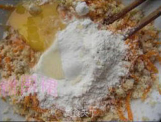 蔬菜豆渣煎饼的做法步骤：2