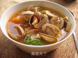 夏日开胃汤“韩式泡菜蛤蜊汤”的做法步骤：6