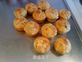 蔬菜麦芬的做法步骤：2