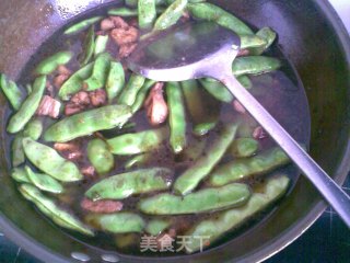 五花肉烧豆角的做法步骤：2