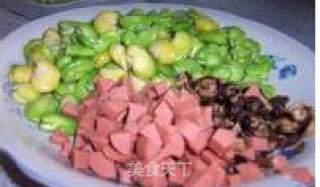 五彩蚕豆的做法步骤：3