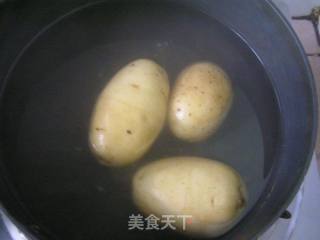 芝士烤彩色土豆泥的做法步骤：2