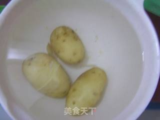 芝士烤彩色土豆泥的做法步骤：2