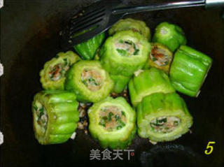 酿苦瓜的做法步骤：2