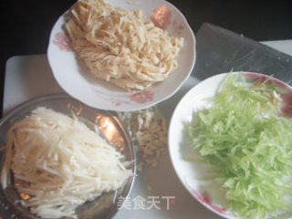 韩酱素三丝的做法步骤：4