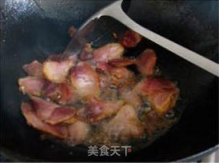 腊味杏鲍菇的做法步骤：2