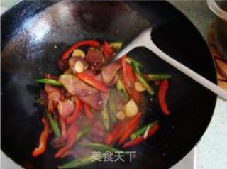 腊味杏鲍菇的做法步骤：2