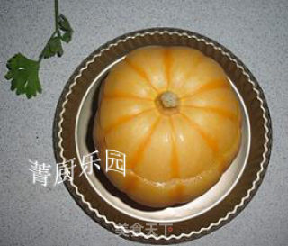 汤圆南瓜盅的做法步骤：2