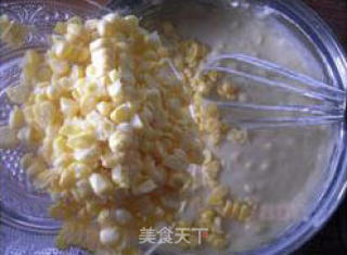 奶香玉米蛋糕的做法步骤：2