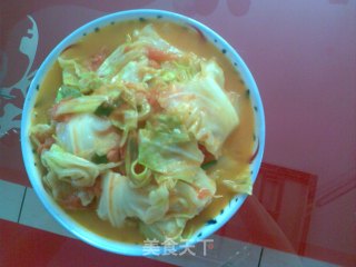 西红柿炒大头菜的做法步骤：2