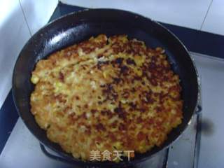 香甜玉米饼的做法步骤：2