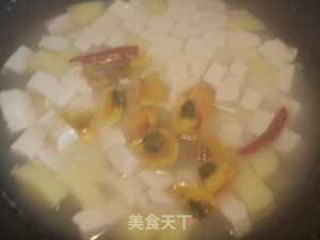 日本豆腐变蛋汤的做法步骤：3