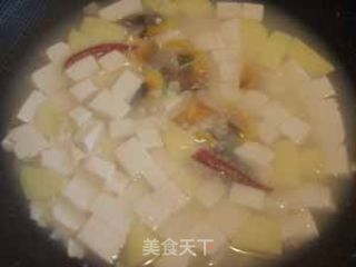 日本豆腐变蛋汤的做法步骤：3