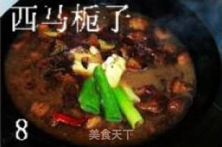 五花肉炖虎皮蛋的做法步骤：3