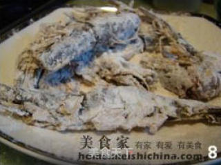 麦片炒大虾的做法步骤：3