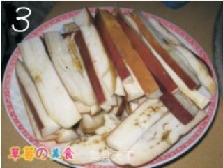 蒜蓉浇汁茄子的做法步骤：2